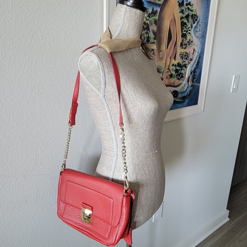 Trussardi Italian Leather Shoulder Bag (EUC)